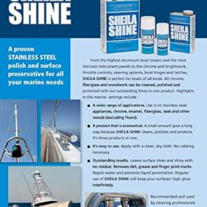 Sheila Shine Stainless Steel Cleaner and Polish 1 Quart Can Sold Indivdually