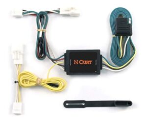 curt 55486 vehicle-side custom 4-pin trailer wiring harness, fits select toyota rav4