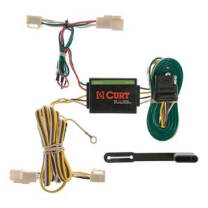 curt 55341 vehicle-side custom 4-pin trailer wiring harness, fits select toyota 4runner