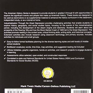 Mark Twain American History Textbooks, Grades 6-12, The Dust Bowl, Roaring 20s, Henry Ford, and Industrialization Through the Great Depression ... Curriculum (American History Series)