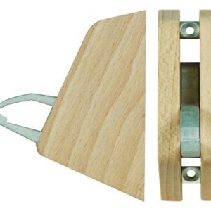 LINDEN SWEDEN Clever Hook - Wall Hook for Robes and Coats - Perfect to Use as a Kitchen Towel Holder - Holds up to 40 Pounds and Includes Screws for Easy Mounting - 3¼” x 2¼” x 1¼” - Beechwood