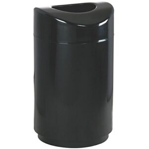 rubbermaid commercial executive series eclipse trash can, 30 gallon, black, fgr2030eplbk