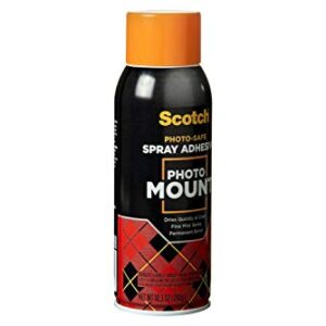 Scotch Photo Mount Adhesive, 10.3oz, Safe for Color Photos, Illustrations and Pictures (6094)