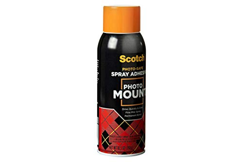Scotch Photo Mount Adhesive, 10.3oz, Safe for Color Photos, Illustrations and Pictures (6094)