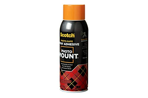 Scotch Photo Mount Adhesive, 10.3oz, Safe for Color Photos, Illustrations and Pictures (6094)