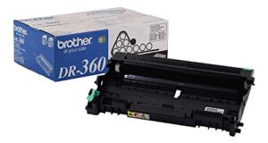 brother genuine-drum unit, dr360, seamless integration, yields up to 12,000 pages, black