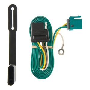 curt 55240 vehicle-side custom 4-pin trailer wiring harness, fits select chevrolet express, gmc savana 1500, 2500, 3500