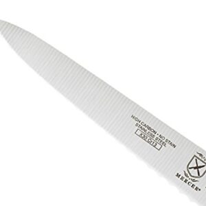 Mercer Culinary M23406 Millennia Black Handle, 6-Inch Wavy Edge, Utility Knife
