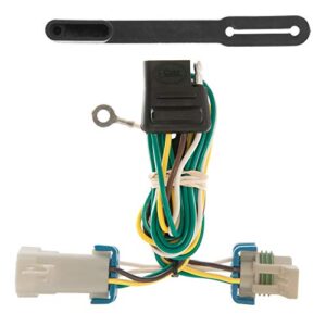 curt 55359 vehicle-side custom 4-pin trailer wiring harness, fits select chevrolet s-10, gmc sonoma, isuzu hombre