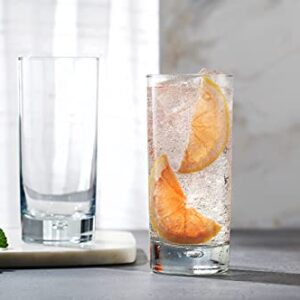 Highball Glasses Set Of 4, Tall Drinking Glasses 18oz Home Essentials & Beyond Beverage Water Glass Cups for Water, Juice, Cocktails. Bar Glasses. Dishwasher Safe.