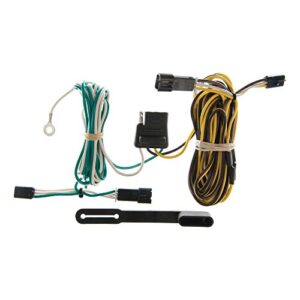 curt 55338 vehicle-side custom 4-pin trailer wiring harness, fits select chevrolet g10, g20, g30, gmc g1500, g2500, g3500