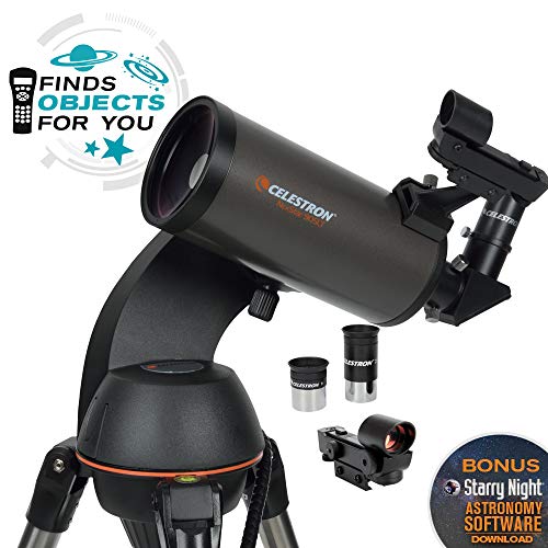 Celestron - NexStar 90SLT Computerized Telescope - Compact and Portable - Maksutov-Cassegrain Optical Design - SkyAlign Technology - Computerized Hand Control - 90mm Aperture