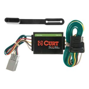 curt 55336 vehicle-side custom 4-pin trailer wiring harness, fits select honda accord, cr-v, odyssey, pilot, acura integra, cl, rl, tl, mdx