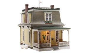 woodland scenics built-n-ready home sweet home 2-story building ho scale