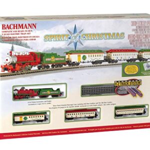 Bachmann Trains - Spirit Of Christmas Ready To Run Electric Train Set - N Scale