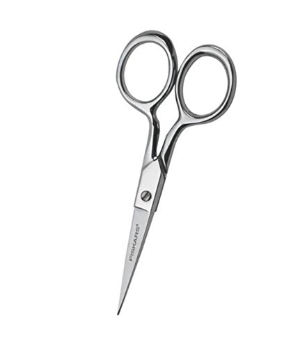 Fiskars 12-92977097J Forged Embroidery Scissors, 4 Inch, Gray