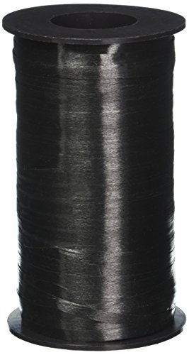 Berwick 3/16-Inch Wide by 500 Yard Spool Splendorette Uncrimped Curling Ribbon, Black