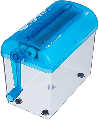(One Piece of Correspondence Folded A4 Portrait, Straight Cut, Capacity 1.5L, Cut Number) SANWA Supply Hand Shredder PSD-12 (Japan Import) by Sanwa