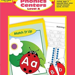 Take It to Your Seat Phonics Centers, Grades PreK-K