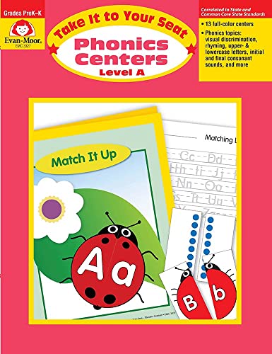 Take It to Your Seat Phonics Centers, Grades PreK-K