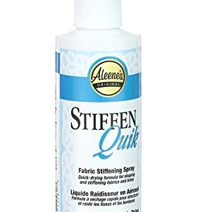 Aleene's 15581 Stiffen-Quick Fabric Stiffening Spray 8oz,Original Version