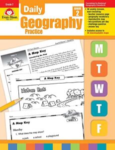 daily geography practice, grade 2