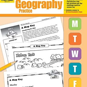 Daily Geography Practice, Grade 2