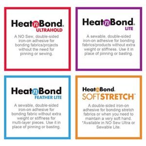 HeatnBond UltraHold Iron-On Adhesive, 7/8 Inch x 10 Yards