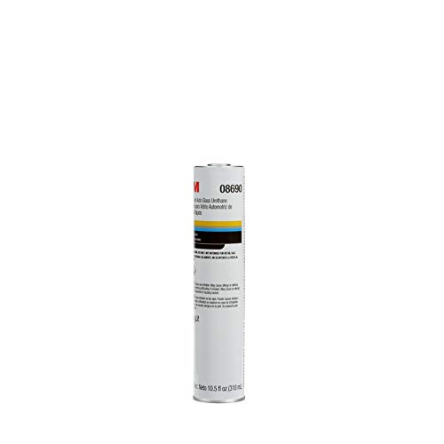 3M Fast Cure Auto Glass Urethane, 08690, 10.5 fl oz Cartridge , White