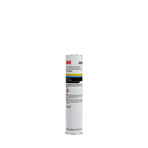 3M Fast Cure Auto Glass Urethane, 08690, 10.5 fl oz Cartridge , White