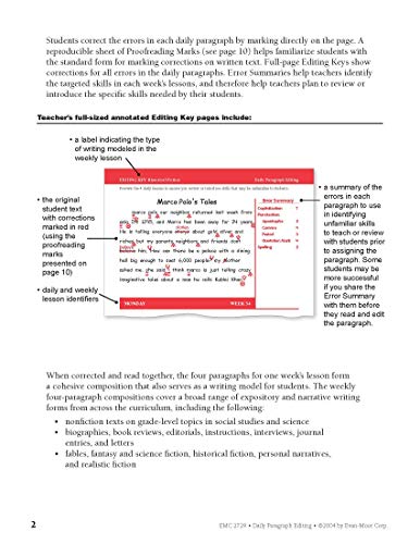 Evan-Moor Daily Paragraph Editing, Grade 6