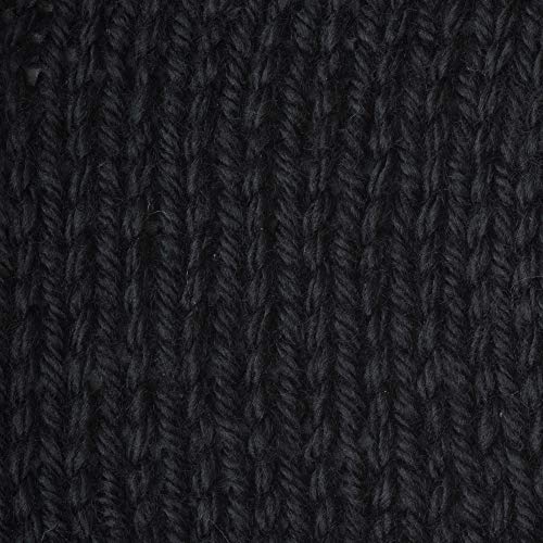 Caron H970039727 Simply Soft Solids Yarn 100% Acrylic - 6 oz - Black - Machine Wash & Dry