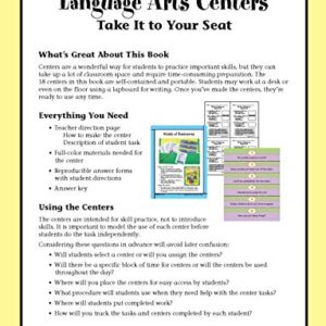 Take It to Your Seat Literacy Centers, Grades 4-6