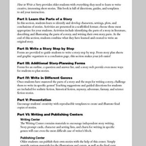 How to Write a Story, Grades 4-6+