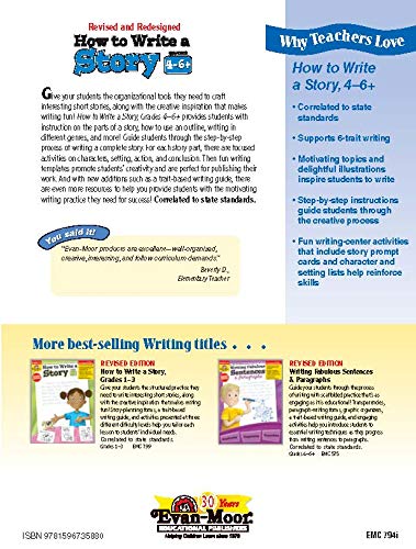 How to Write a Story, Grades 4-6+