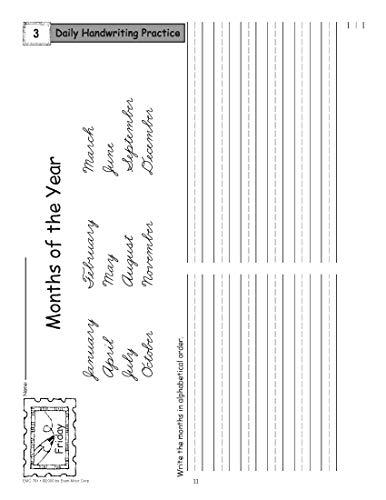 Evan-Moor® Daily Handwriting Practice Book: Traditional Cursive, Grades K-6