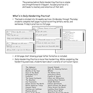 Evan-Moor® Daily Handwriting Practice Book: Traditional Cursive, Grades K-6