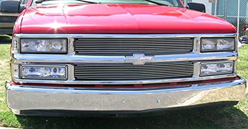 1994-1998 Silverado, 94-99 Suburban, Tahoe Billet Grille, Polished, 2 Pc, Insert - PN #20045