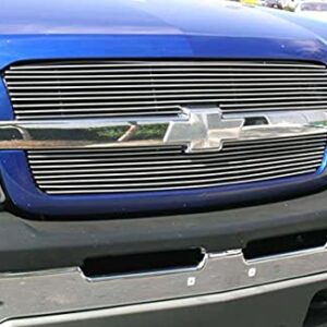 Chevrolet Silverado, Avalanche Billet Grille, Polished, 2 Pc, Overlay/Insert - PN #21100