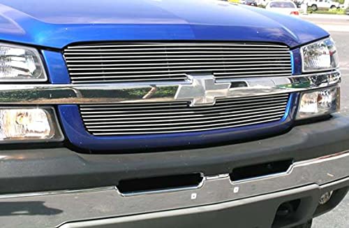 Chevrolet Silverado, Avalanche Billet Grille, Polished, 2 Pc, Overlay/Insert - PN #21100