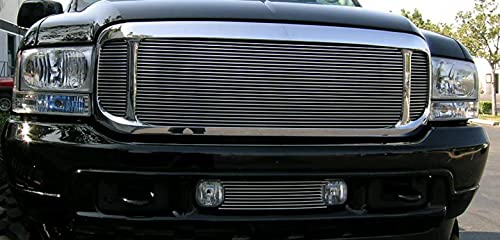 2000-2004 Ford Excursion, 99-04 Super Duty Billet Grille, Polished, 3 Pc look, Insert - PN #20570