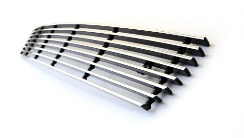 2007-2014 Expedition Billet Bumper Grille, Polished, 1 Pc, Overlay - PN #25594