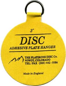 flatirons disc adhesive medium plate hanger set (4-3 inch hangers)