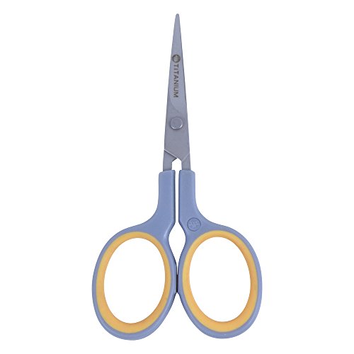 Westcott 4" Sewing Titanium-Bonded Embroidery Scissors, Curved (13865)