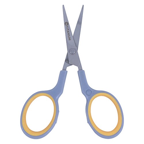 Westcott 4" Sewing Titanium-Bonded Embroidery Scissors, Curved (13865)