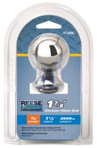 reese towpower 74006 chrome 1 7/8″ hitch ball