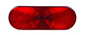 optronics st70rs 6″ oval stop/turn/tail light, red