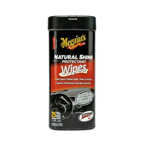 meguiar’s g4100 natural shine protectant wipes – 25 wipes