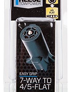 Reese Towpower 85212 7-Way to 5-Way Adapter - Black