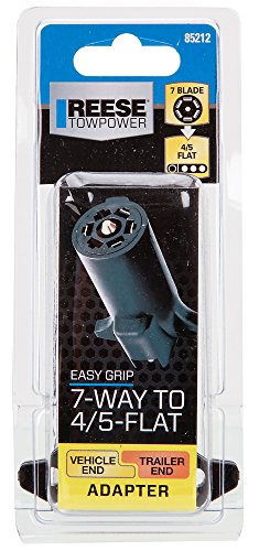 Reese Towpower 85212 7-Way to 5-Way Adapter - Black